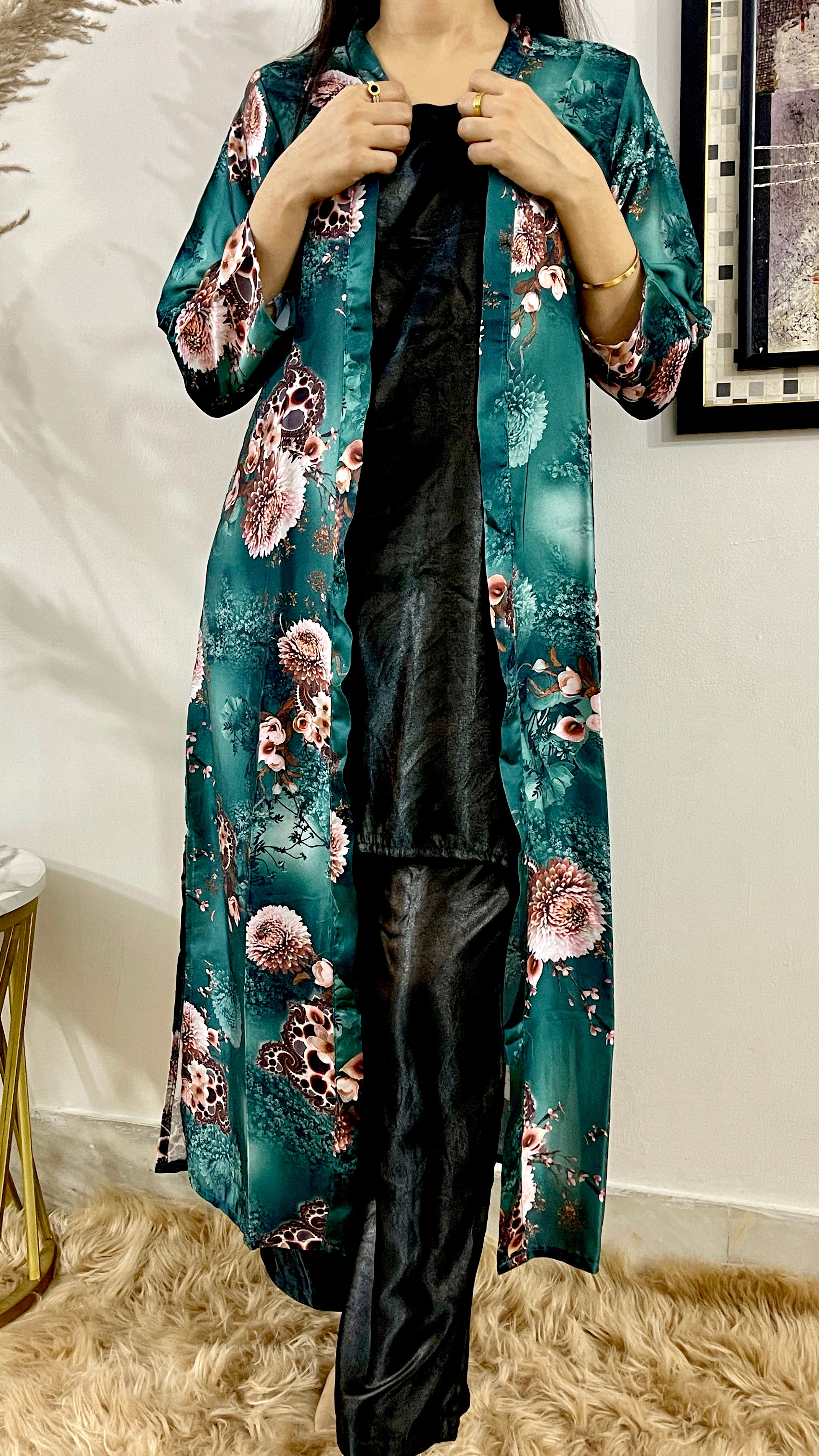 Floral Long Shrug 3-Piece (LSP-2002)