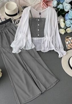 3pc Suit smoked dress