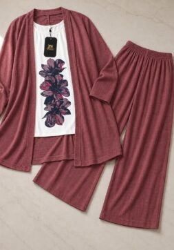 Flower long  3pc Suit
