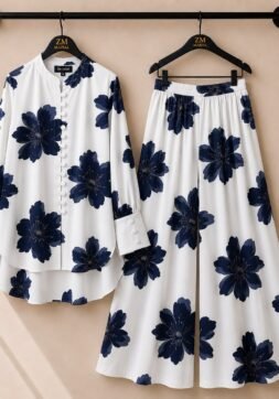 Floral button down cords