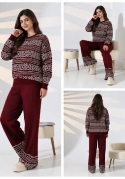 Winter Sindhi Ajrak printed Style 2-Pcs