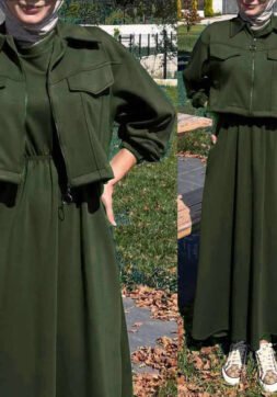 Fleece jacket maxi